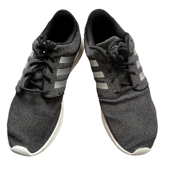 Adidas‎ Cloudfoam QT Racer Sneakers Shoes Women's 11 Running Gray White G54660 - Picture 1 of 10